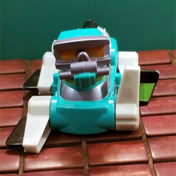 Rescue Heroes Diver Robot Goggles Green Walking Figure Fisher Price 2004 Toy - Picture 3 of 4